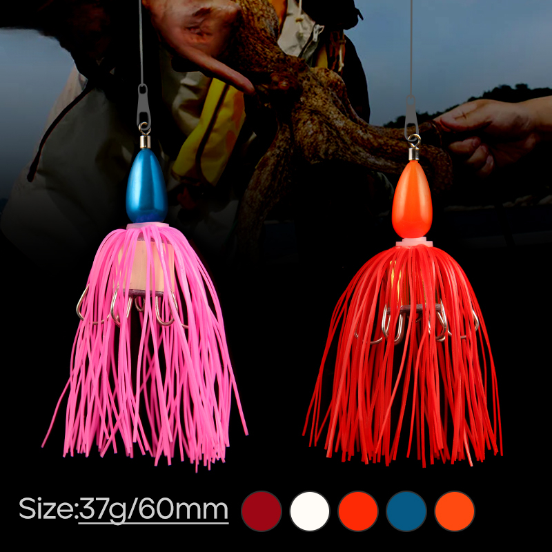 Fishing Hook Weedless - 37g 잡초 가드가있는 잡초 축구 지그