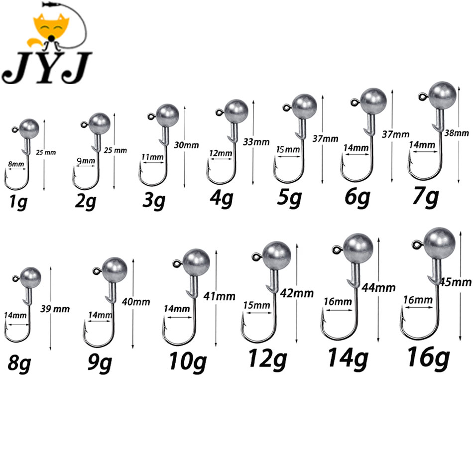 Fishing Hook Offset - WODJYJ 1g 2g 3g 4g 5g