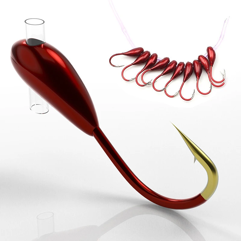 10/20PCS 겨울 얼음 낚시 후크 높은 탄소강 가시 - Fishing Hook Assortment 리뷰 및 가격