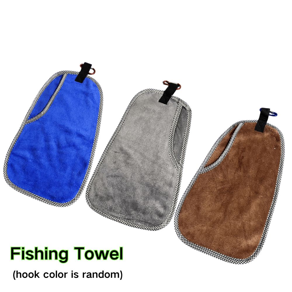 후크가 있는 낚시 타월 간편한 닦기 디자인 빠른 건조  - Fishing Hook Size 리뷰 및 가격