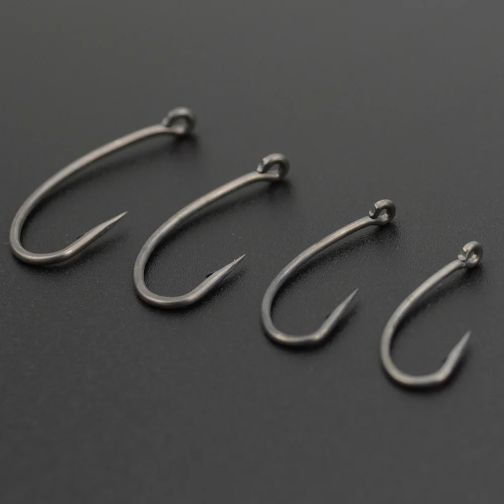 100pcs 코팅 높은 탄소 스테인레스 스틸 가시 잉어 - Fishing Hook Assortment 리뷰 및 가격