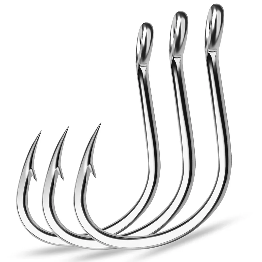 링 아이 Fishhooks 낚시 후크 실버 가시 서클  - Fishing Hook Offset 리뷰 및 가격