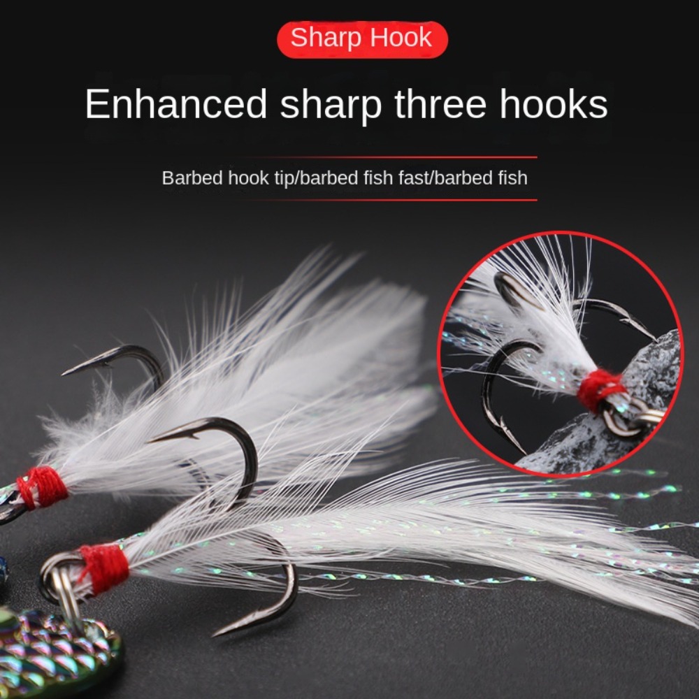 금속 낚시 루어 골드 실버 배스 태클, 인공 미끼 스피 - Fishing Hook Treble 리뷰 및 가격